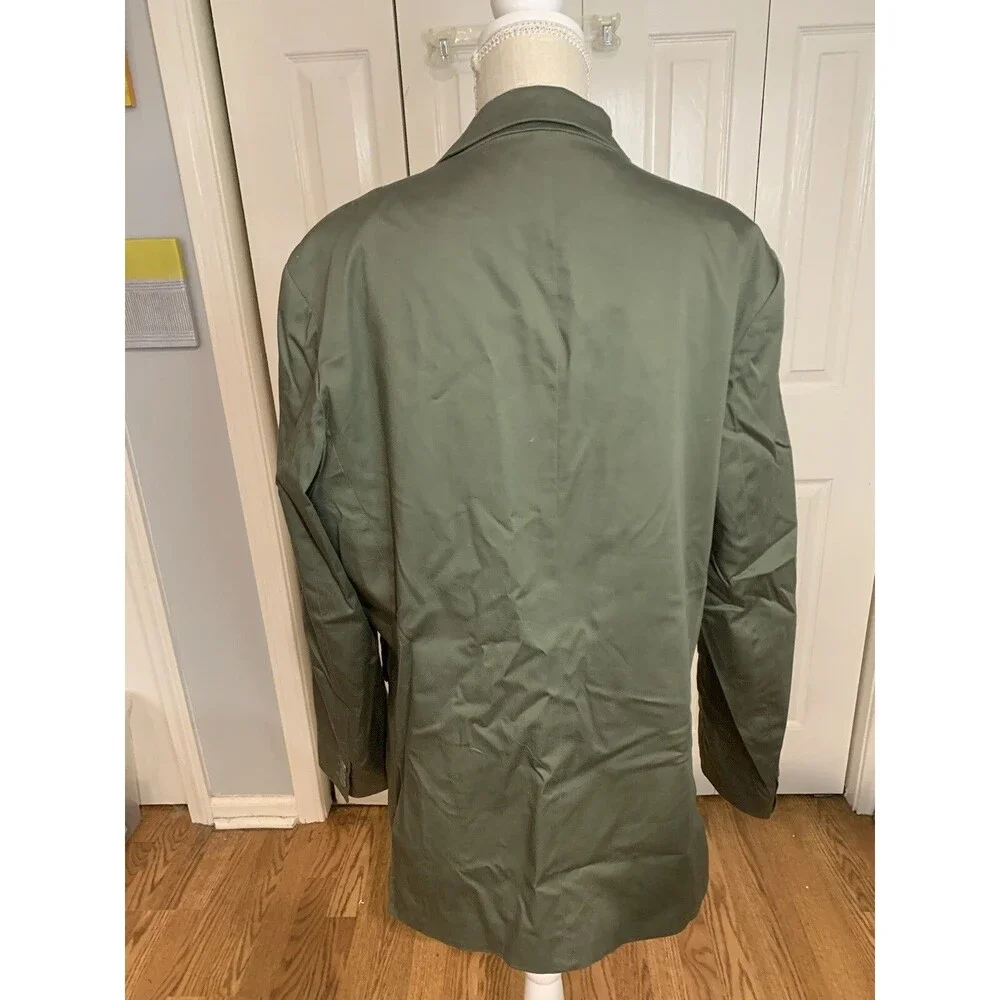 Structure Green 90’s Safari Field Jacket Style Blazer Sportcoat Jacket Mens XL